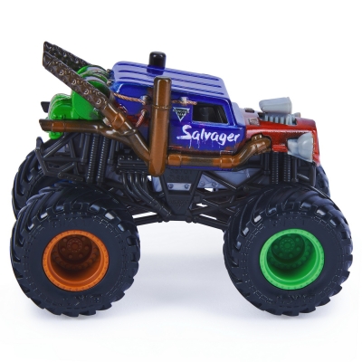 Masina de jucarie Metalica Salvager, scara 1 la 64, Monster Jam Spin Master