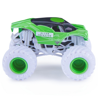 Masina de jucarie Metalica Alien Invasion, scara 1 la 64, Monster Jam Spin Master