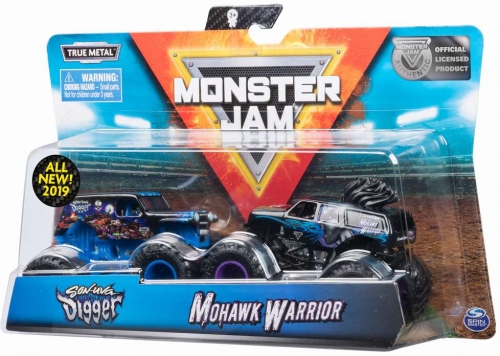 Set 2 machete Sonuva Digger si Monhawk Warrier Monster Jam Spin Master