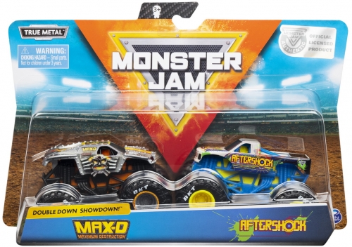 Set 2 machete Max-d si Aftershock Monster Jam Spin Master