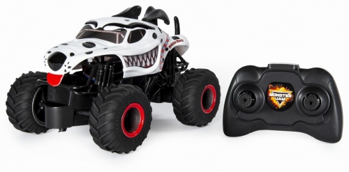 Masina de jucarie cu telecomanda RC Dalmatianul, scara 1:24, Monster Jam Spin Master