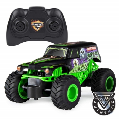 Masina de jucarie cu telecomanda RC Groparu, scaral 1:24, Monster Jam Spin Master