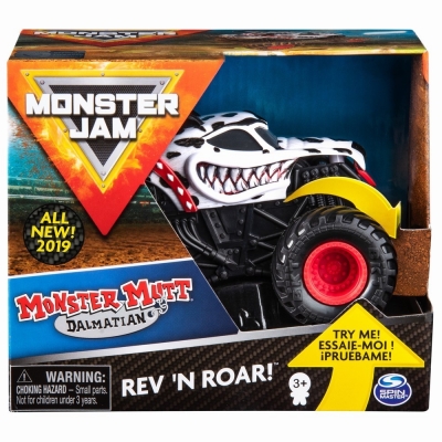 Masina de jucarie Macheta Dalmatianul, seria Roar, scara 1 la 43, Monster Jam Spin Master