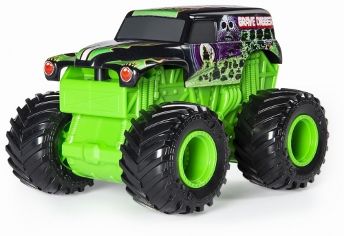 Masina de jucarie Macheta Grave Digger, seria Roar, scara 1 La 43, Monster Jam Spin Master
