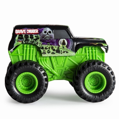 Masina de jucarie Macheta Grave Digger, seria Roar, scara 1 La 43, Monster Jam Spin Master