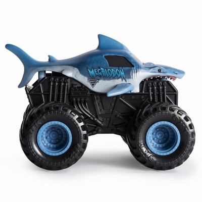 Masina de jucarie Macheta Megalodon, seria Roar, scara 1 la 43, Monster Jam Spin Master