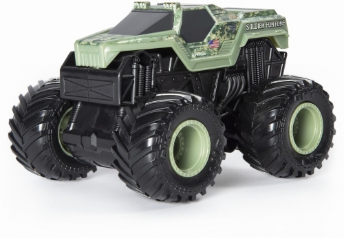 Masina de jucarie Macheta Soldier of Fortune, seria Roar, scara 1 la 43, Monster Jam Spin Master