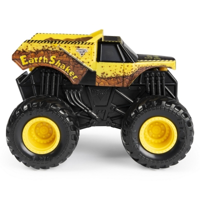 Masina de jucarie Metalica, seria Roar, scara 1 la 43, Earth Shaker Monster Jam Spin Master