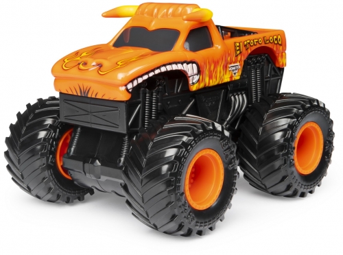 Masina de jucarie metalica, seria Roar, scara 1 la 43, El Toro Loco Monster Jam Spin Master