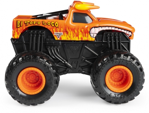 Masina de jucarie metalica, seria Roar, scara 1 la 43, El Toro Loco Monster Jam Spin Master
