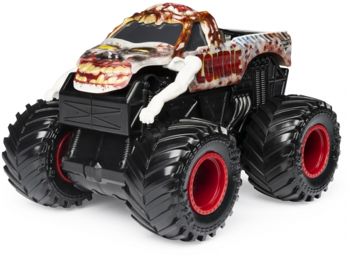 Masina de jucarie metalica, seria Roar, scara 1 la 43, Zombie Monster Jam Spin Master