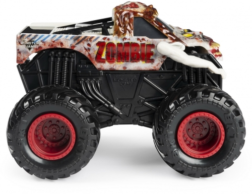Masina de jucarie metalica, seria Roar, scara 1 la 43, Zombie Monster Jam Spin Master