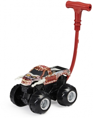 Masina de jucarie Zombie, seria Spin Rippers, scara 1 la 43, Monster Jam Spin Master