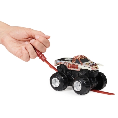 Masina de jucarie Zombie, seria Spin Rippers, scara 1 la 43, Monster Jam Spin Master