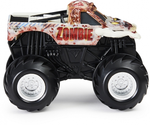 Masina de jucarie Zombie, seria Spin Rippers, scara 1 la 43, Monster Jam Spin Master