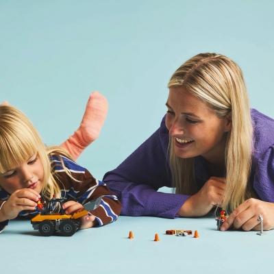 Incarcator pe roti galben pentru constructii 60450 LEGO City