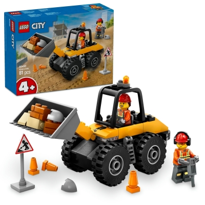 Incarcator pe roti galben pentru constructii 60450 LEGO City
