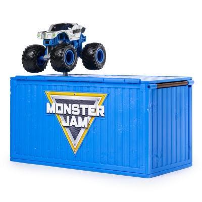 Masina de jucarie macheta set cascadorii in Container Alien Invasion Monster Jam Spin Master