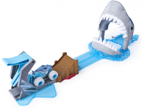 Masina de jucarie set cascadorii Megalodon Mayhem Monster Jam Spin Master