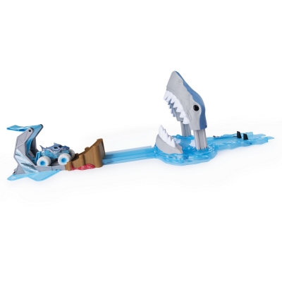 Masina de jucarie set cascadorii Megalodon Mayhem Monster Jam Spin Master