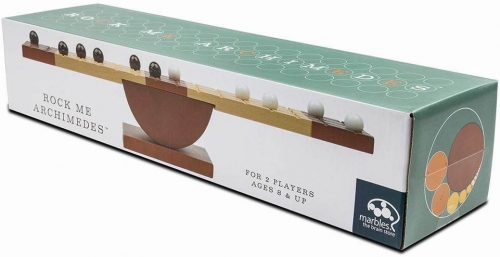 Joc de societate Marbles rock me Archimede, din lemn Spin Master