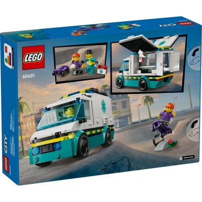 Ambulanta de urgente 60451 LEGO City