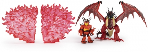 Set Dragon Hookfang cu figurina Snotlout Dragons 3 Spin Master