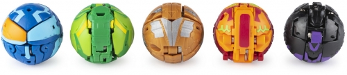 Set de lupta figurine Bakugan cu 5 bile Ventus Phaedrus Si Pyrus Hydranoid Spin Master
