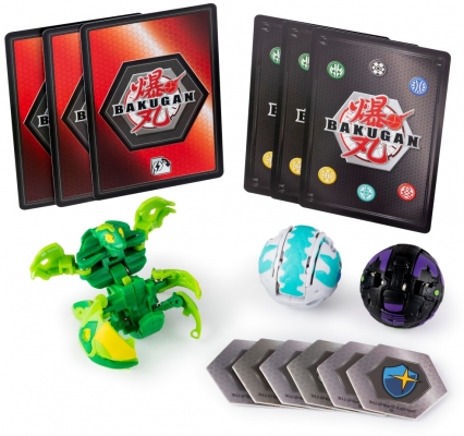 Set figurine bila Bakugan Start Pack Haos Nillious 3 buc/set Spin Master