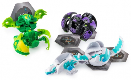 Set figurine bila Bakugan Start Pack Haos Nillious 3 buc/set Spin Master
