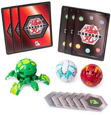 Set figurine bila Bakugan Start Pack Ventus Garganoid 3 buc/set Spin Master