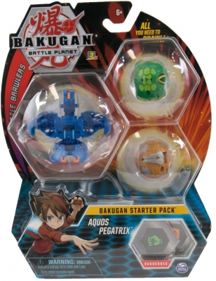 Pachet figurine bila Bakugan Start Aquos Pegatrix Spin Master