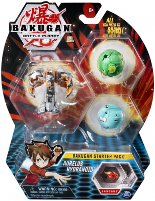 Pachet figurine bila Bakugan Start Aurelus Hydranoid Spin Master