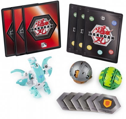 Set figurine bila Bakugan Start Pack Haos Nobilious 3 buc/set Spin Master