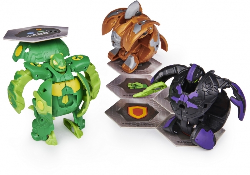 Set figurine bila Bakugan Start Pack Ventus Pandoxx 3 buc/set Spin Master