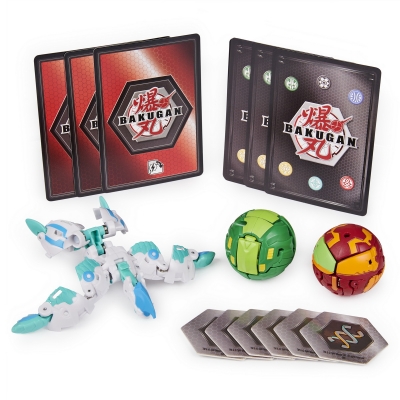 Set figurine bila Bakugan Start Pack Haos Pyravian 3 buc/set Spin Master