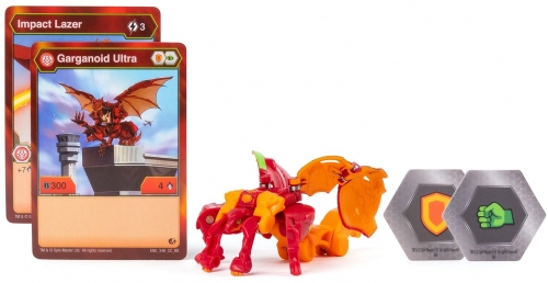 Figurina bila Bakugan Ultra Pyrus Garganoid Gargoyle Red Spin Master