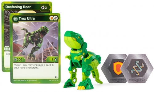 Figurina bila Bakugan Ultra Trox T Rex Green Spin Master