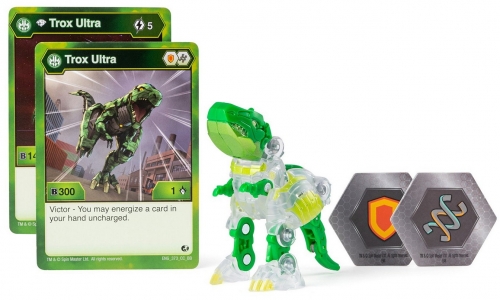 Figurina bila Bakugan Ultra Diamond Trox Spin Master