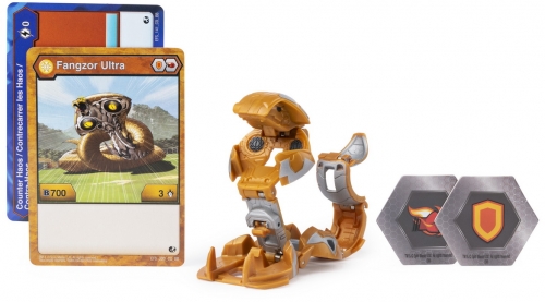 Figurina bila Bakugan Ultra Haos Aurelus Fangzor Spin Master
