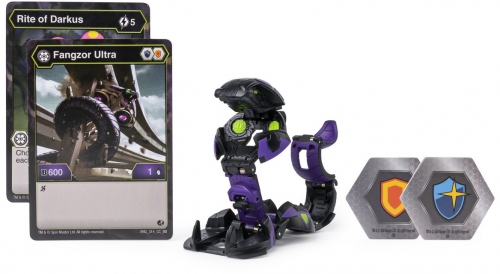 Figurina bila Bakugan Ultra Darkus Fangzor Spin Master