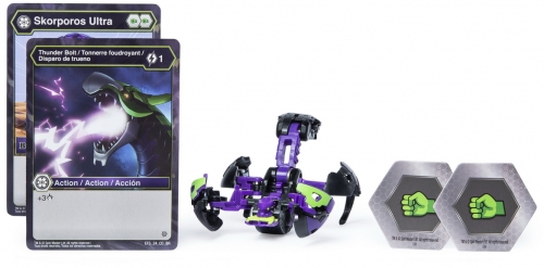 Figurina bila Bakugan Ultra Skorporos Spin Master
