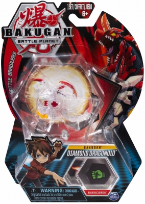 Figurina bila Bakugan Diamond Dragonoid Spin Master