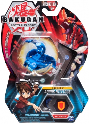 Figurina bila Bakugan Aquos Nillious Double Head Dragon Spin Master