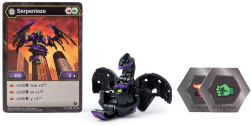 Figurina bila Bakugan Darkus Serpenteze Leviathan Black Spin Master