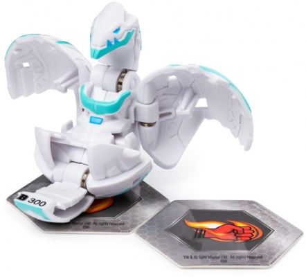 Figurina bila Bakugan Haos Serpenteze Leviathan White Spin Master