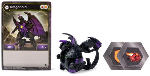 Figurina bila Bakugan Darkus Dragonoid Black Spin Master