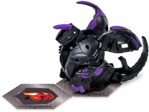 Figurina bila Bakugan Darkus Dragonoid Black Spin Master