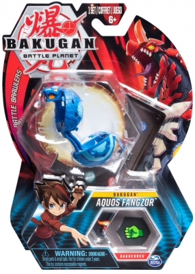 Figurina bila Bakugan Aquos Fangzor Cobra Blue Spin Master