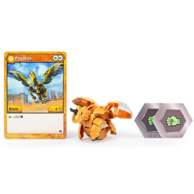 Figurina bila Bakugan Aurelus Pegatrix Pegasus Gold Spin Master